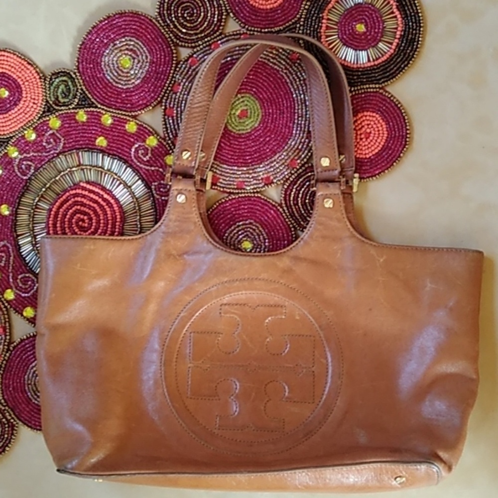 Tory Burch Leather Brown Purse